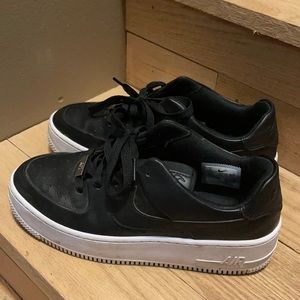 Air Force women’s women’s black platform